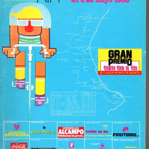 Cartel ‘Vuelta Ciclista a Sedaví’ de 1985