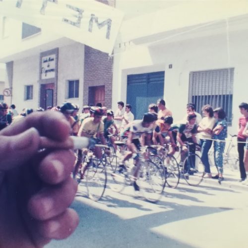 Salida de carrera de infantiles de la interzonas celebrada en Carlet (Valencia) – 1985