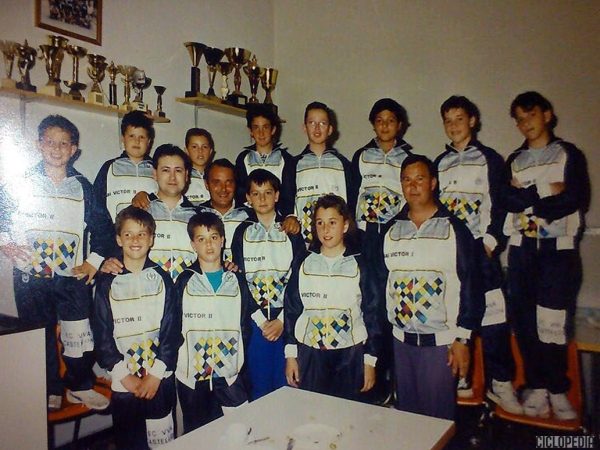 Equipo infantil Club Ciclista Vilanova de Castelló (Valencia) – 1990