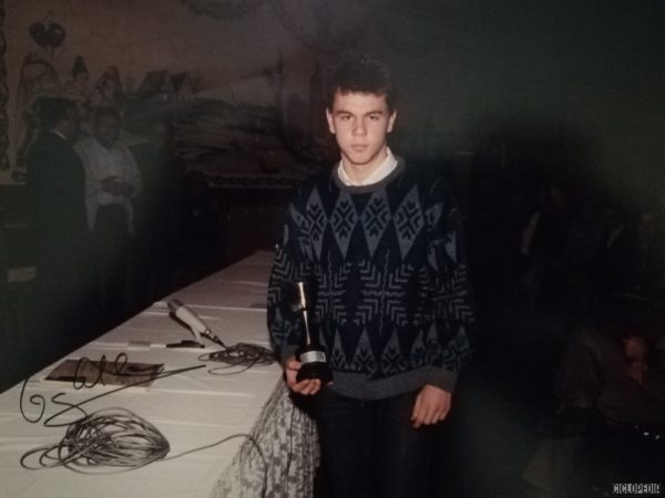 Campeón infantil zona sur de Valencia año 1985 – David Evaristo