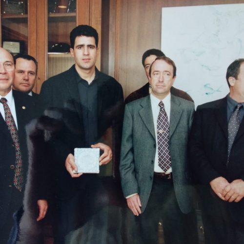 Medalla de la UPV a Miguel Indurain – 1996