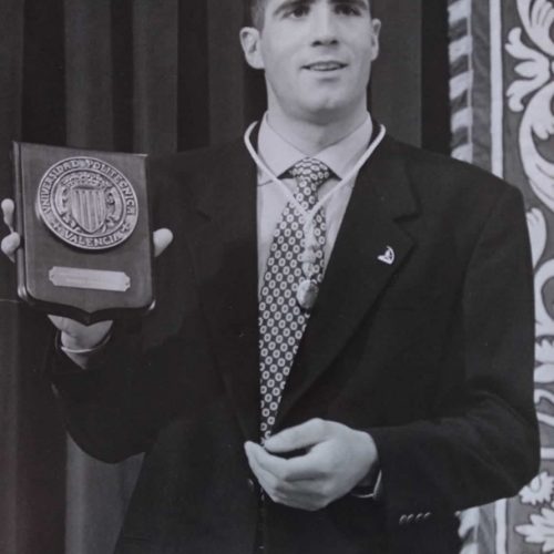 Medalla de la UPV a Miguel Indurain – 1996