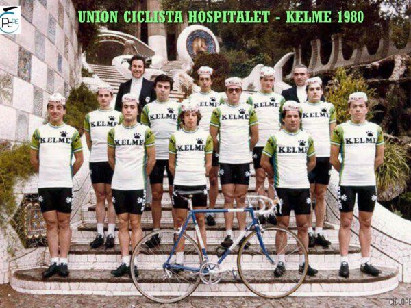 Unió Ciclista Hospitalet – Equipo filial de KELME en Barcelona, 1980.
