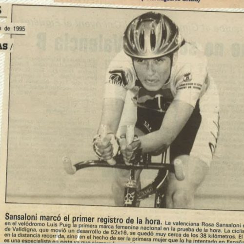 Récord de la hora nacional femenino de Rosa Sansaloni – Valencia 1995