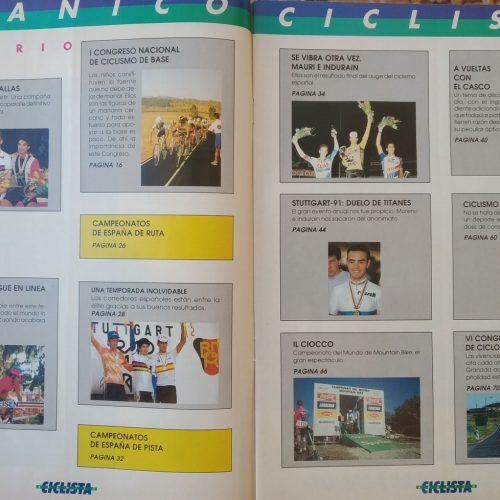 Revista ‘Abanico Ciclista’ – Año 1991