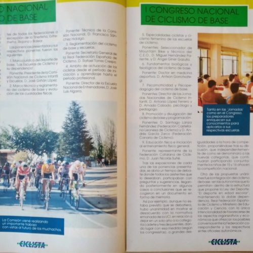 Revista ‘Abanico Ciclista’ – Año 1991