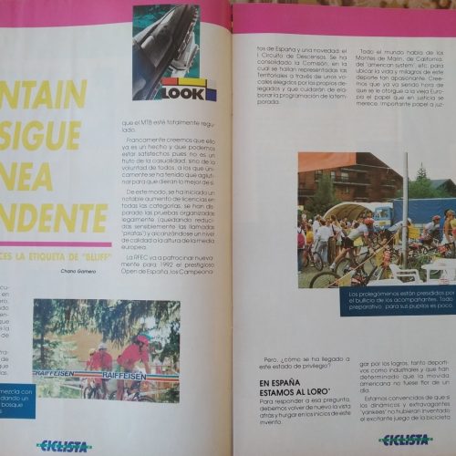 Revista ‘Abanico Ciclista’ – Año 1991