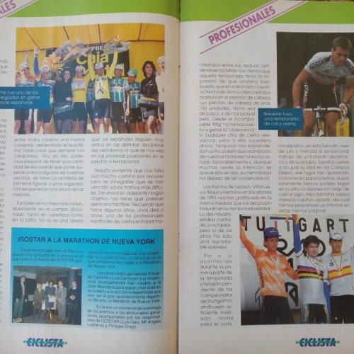Revista ‘Abanico Ciclista’ – Año 1991