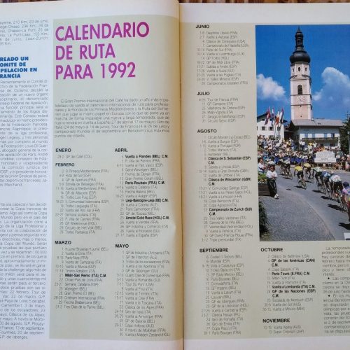Revista Ciclismo a fondo – Febrero 1992