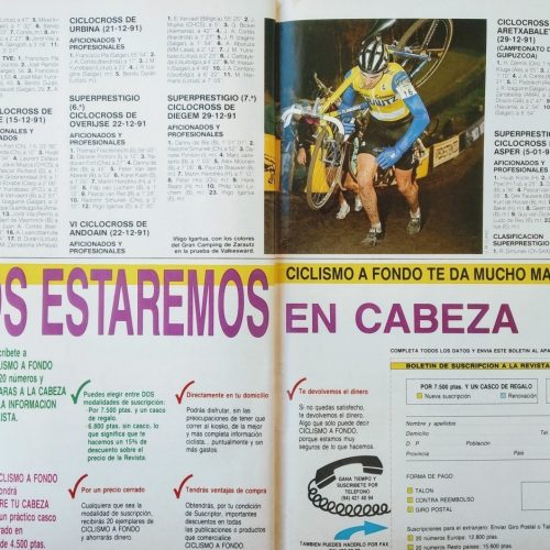 Revista Ciclismo a fondo – Febrero 1992