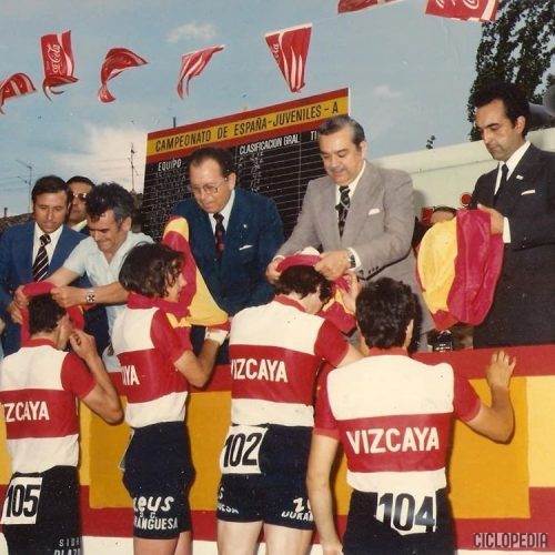 Contrarreloj por equipos del Campeonato de España junior – Aranjuez (Madrid) 1976