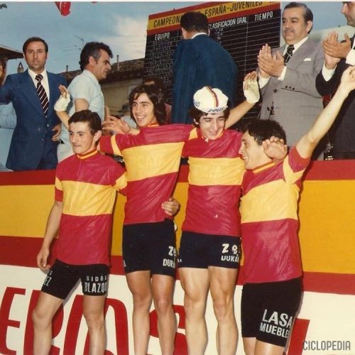 Contrarreloj por equipos del Campeonato de España junior – Aranjuez (Madrid) 1976