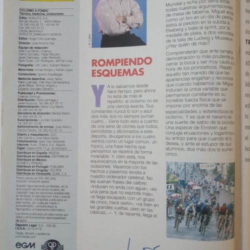 Revista Ciclismo a fondo – Septiembre 1993