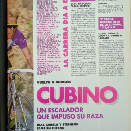 Revista Ciclismo a fondo – Septiembre 1993