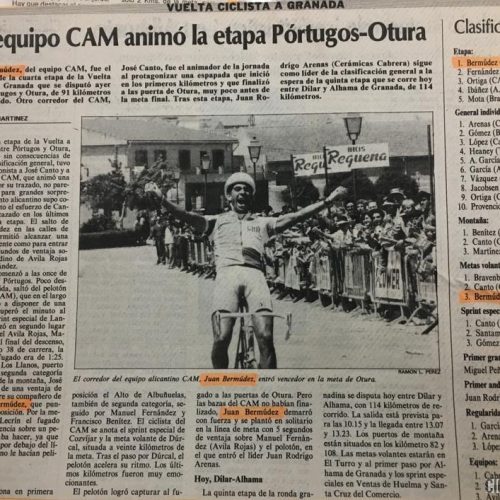 Vuelta Ciclista a Granada – etapa Otura 1990