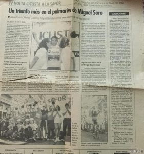 Imagen de Volta la Safor para juveniles, Gandía (Valencia) – 1994