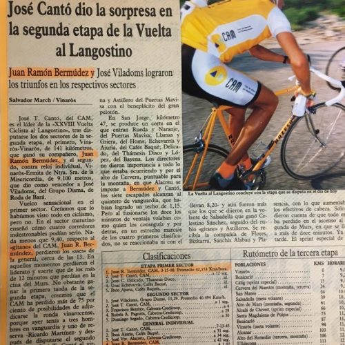 XVIII Vuelta al Langostino para aficionados, Vinaroz (Castellón) – 1991