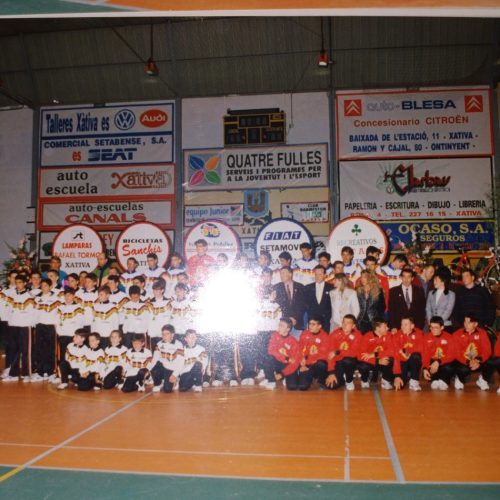 Presentación de los equipos ciclistas del Velo Club Pedalier de Xàtiva (Valencia) – 1995
