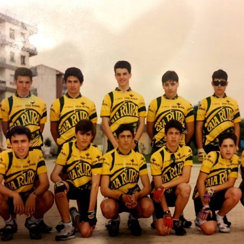 Equipo Caja Rural Navarra del Club Ciclista Peraltés para Cadetes- 1993
