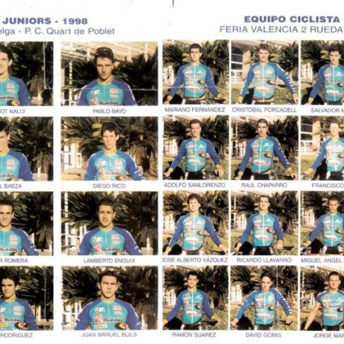 Presentación de los equipos juvenil y sub-23 de Feria Valencia 2 Ruedas – 1998