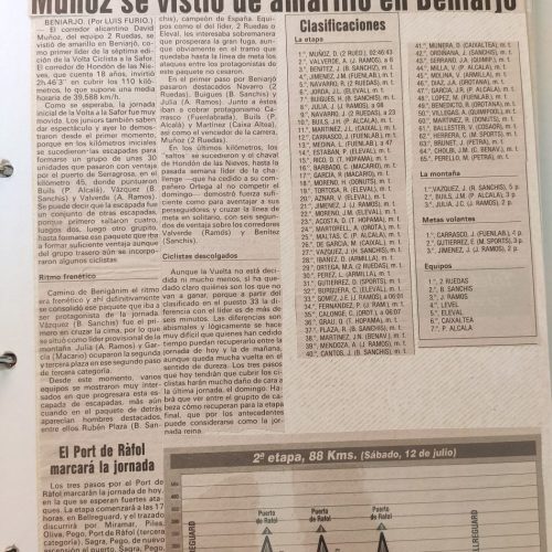 Volta a la Safor para juveniles del año 1997 – Gandia (Valencia)