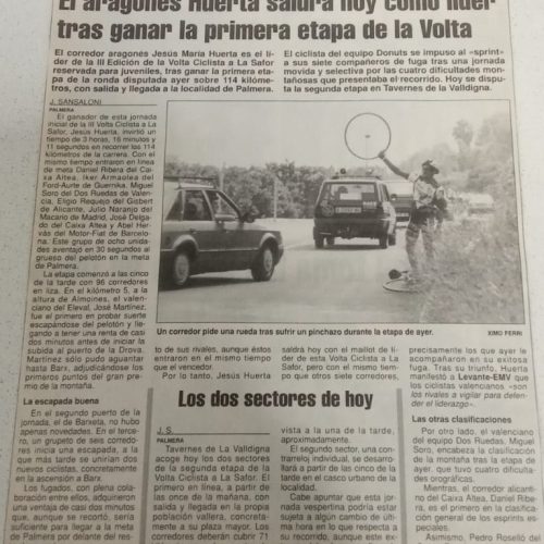 Volta la Safor para juveniles, Gandía (Valencia) – 1993
