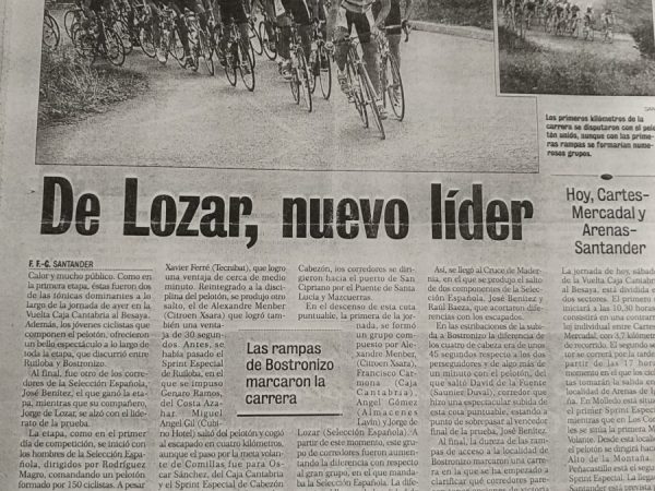 XIII Vuelta a Besaya (Cantabria) para juveniles – 1999