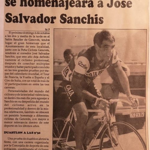 Homenaje a Salvador Sanchis, Genovés (Valencia) – 1992