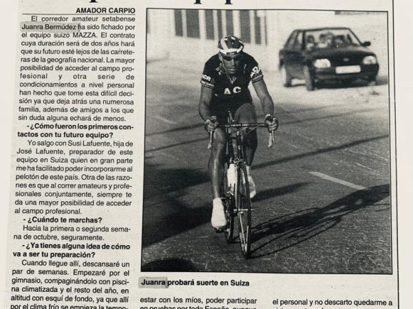 Juan Ramón Bermúdez ficha por un equipo Suizo, 1995