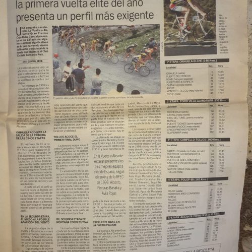 Vuelta a Alicante para aficionados de 1999