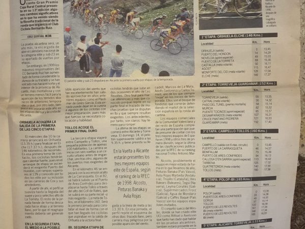 Vuelta a Alicante para aficionados de 1999