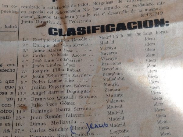 Carrera preolímpica en Soria juveniles, 1970