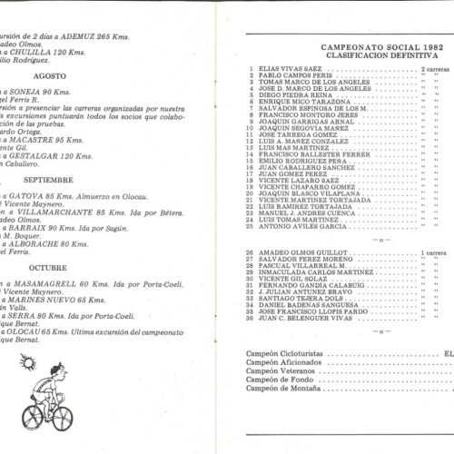 50 aniversario de la Peña El Sillín, Burjassot (Valencia) – 1983