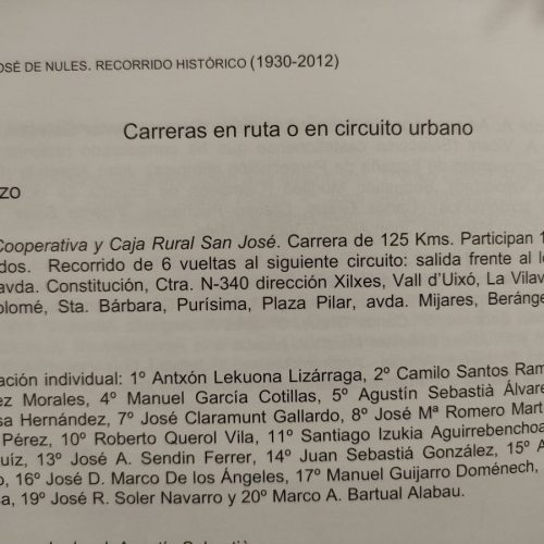 Aficionados en Nules (Castellón) – 1984