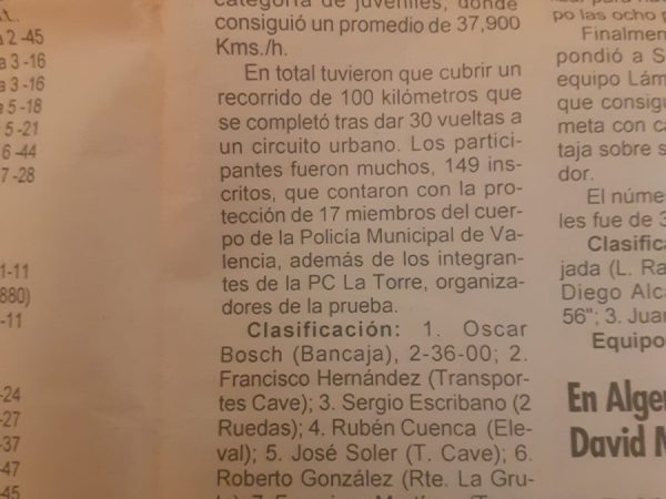 Juveniles en La Torre (Valencia) – 1995